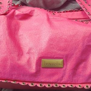 Purse braccialini used beautiful pink